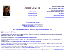 Tablet Screenshot of marciazeng.slis.kent.edu