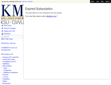 Tablet Screenshot of kmeffunctionscop.iwiki.kent.edu
