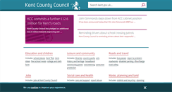 Desktop Screenshot of kent.gov.uk