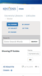 Mobile Screenshot of libguides.stark.kent.edu