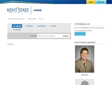 Tablet Screenshot of libguides.stark.kent.edu