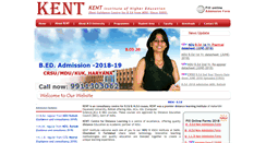 Desktop Screenshot of kent.edu.in