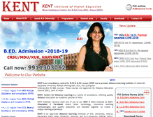 Tablet Screenshot of kent.edu.in