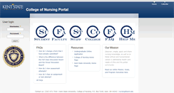 Desktop Screenshot of nursing.kent.edu