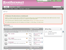 Tablet Screenshot of forumet.kent.nu