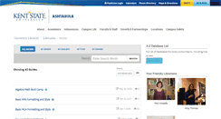 Desktop Screenshot of libguides.ashtabula.kent.edu