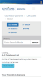 Mobile Screenshot of libguides.ashtabula.kent.edu
