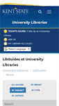 Mobile Screenshot of libguides.library.kent.edu
