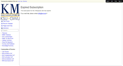 Desktop Screenshot of kmef.iwiki.kent.edu