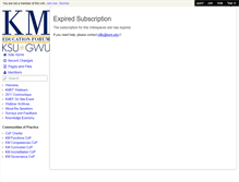 Tablet Screenshot of kmef.iwiki.kent.edu